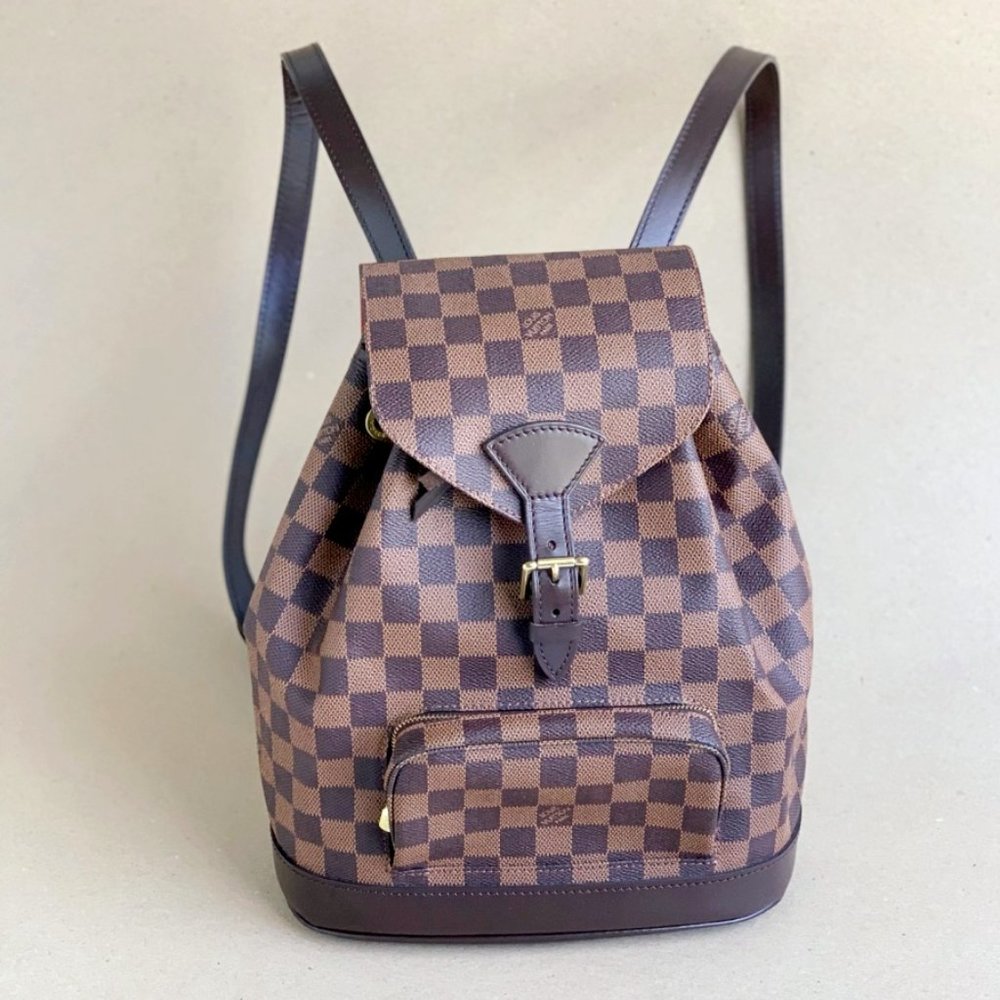 Louis Vuitton Montsouris MM Damier Ebene Backpack